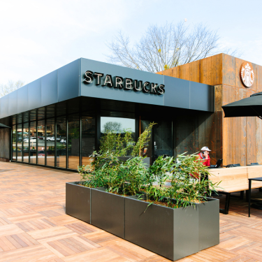 Starbucks entrance