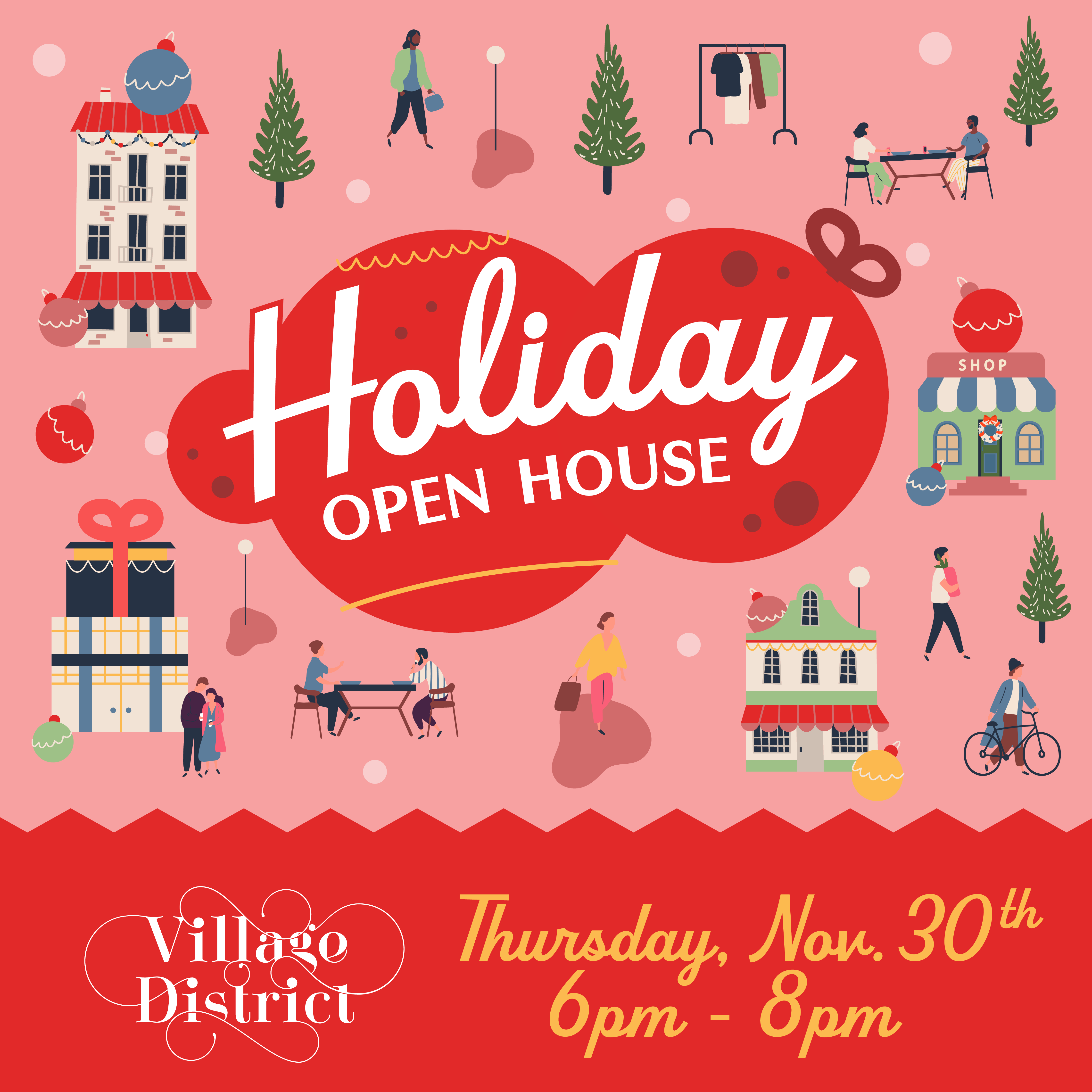 2023 Holiday Open House Promo Graphic